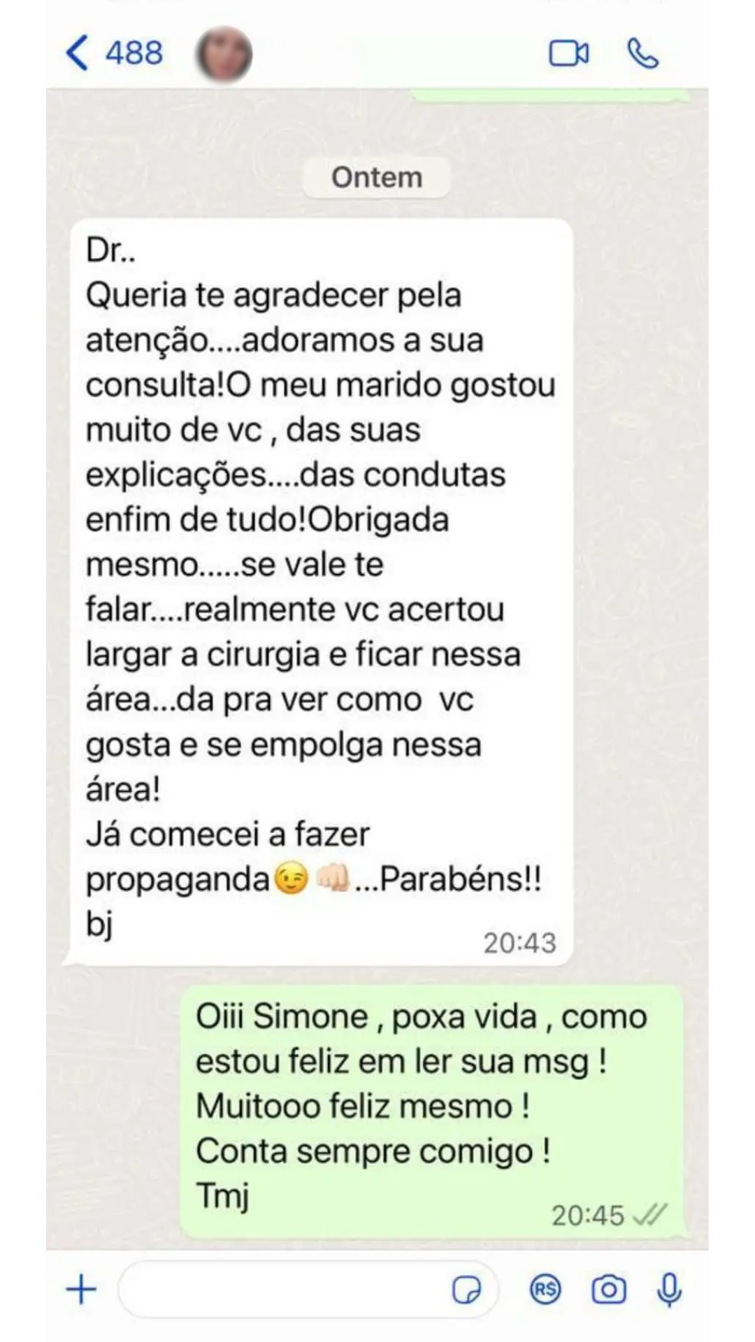 Relato de paciente 4